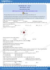 Đề thi học kì 1 Hóa 10 Kết nối tri thức - Đề số 3